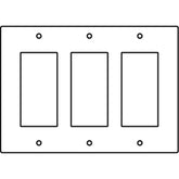 Legrand - Wiremold RFB119-3GFI RFB9 and RFB11 Series GFI Receptacle Device Plate